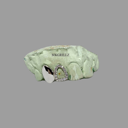 Plain and Diamond Window Grillz